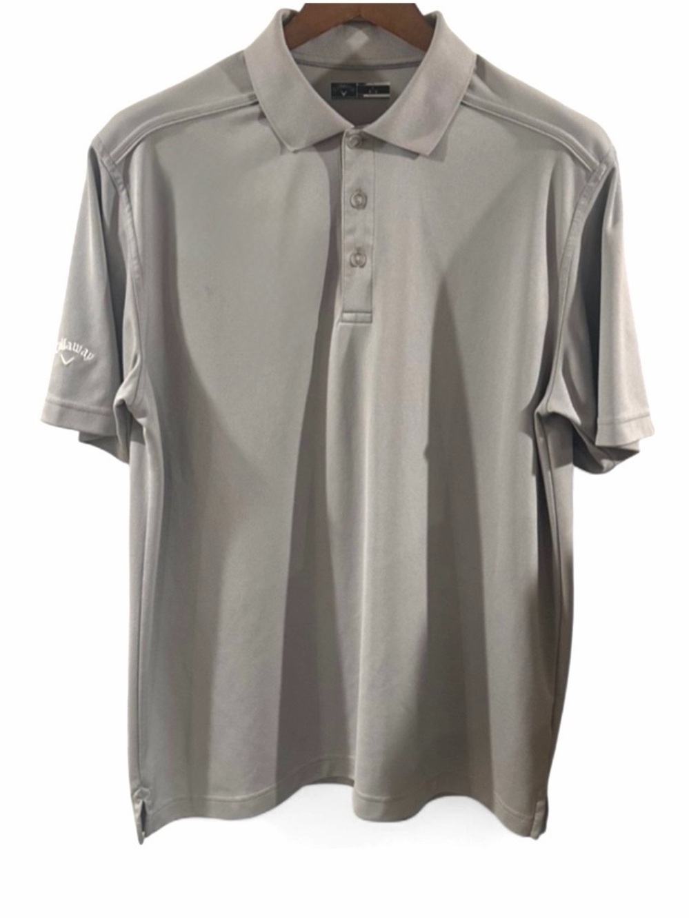 Callaway Gray Golf Polo Shirt Size Men’s Large